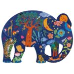 Puzzle Art - Elefante Djeco figura del elefante