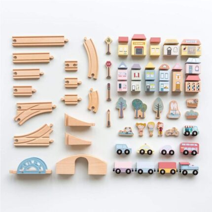 Treno ferroviario XXL Set - Starterkit Little Dutch COMPONENTI