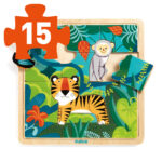 Puzzle Jungle Djeco 15 pezzi