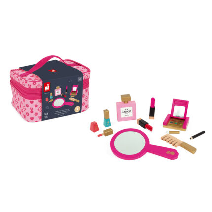 Beauty Case con trucchi in legno per bambini, Little Dutch