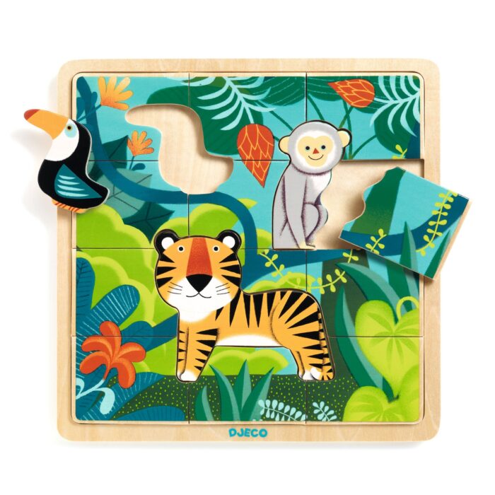 Puzzle Jungle Djeco tucano