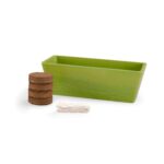 Kit Coltivazione per bambini, Basilico Bio Moulin Roty vaso e contenuto