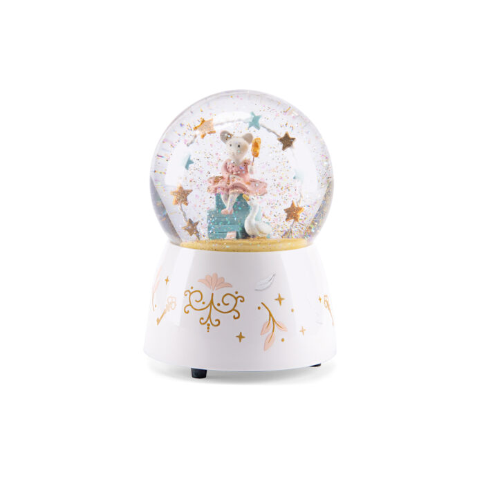 Palla di neve Musicale Topolina Moulin Roty glitter