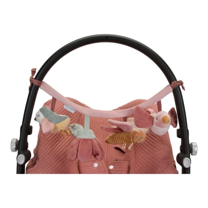 Passeggino Toy Chain Flowers & Butterflies Little Dutch passeggino