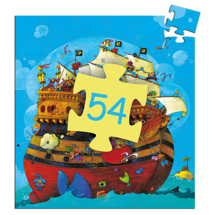 Puzzle Barbarossa's boat - 54 pcs Djeco 54 pezzi