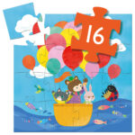 Puzzle The hot air balloon Djeco 16 pezzi