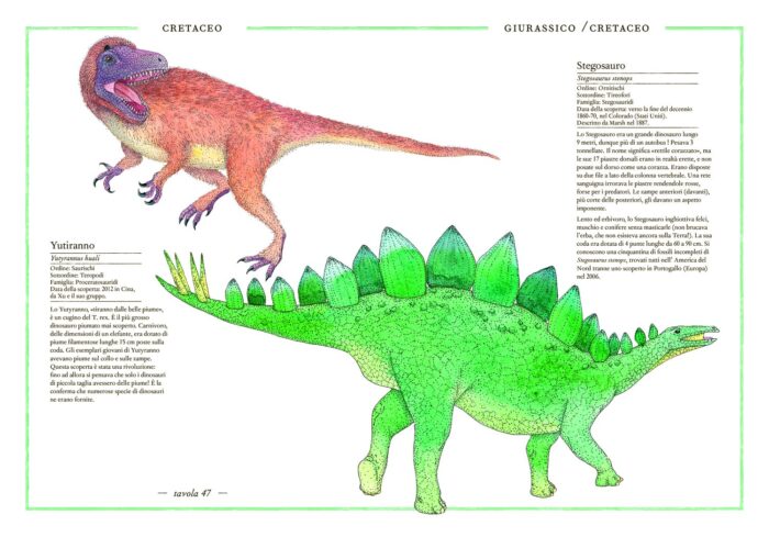 Inventario illustrato dei dinosauri contenuto