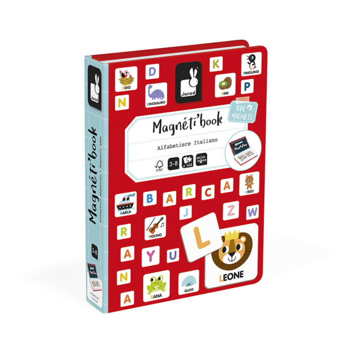 Magneti'Book Alphabet Italien contenuto