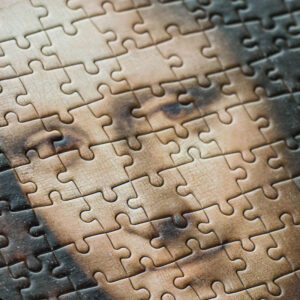 Mona Lisa puzzle dettagli