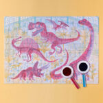 Discover the dinosaurs puzzle con lenti