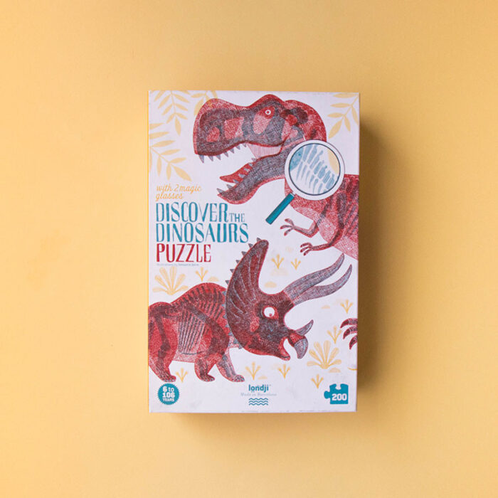 Discover the dinosaurs puzzle confezione