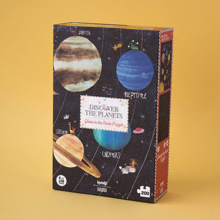 Discover the planets puzzle scatola