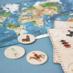 Discover the world puzzle figure