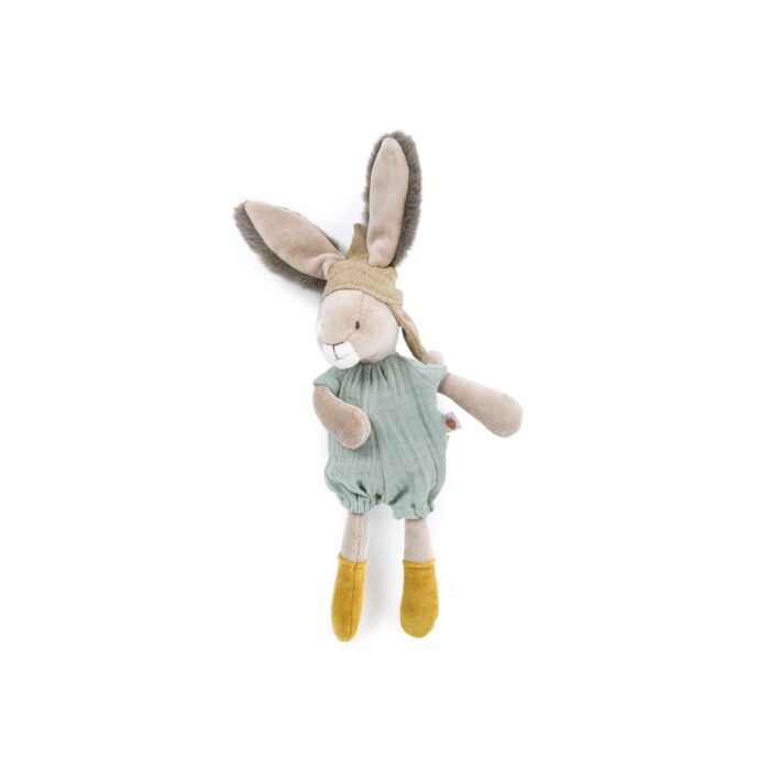 Petite peluche Lapin sauge moulin roty