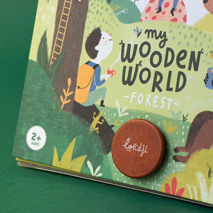 Wooden world forest dettagli confezione