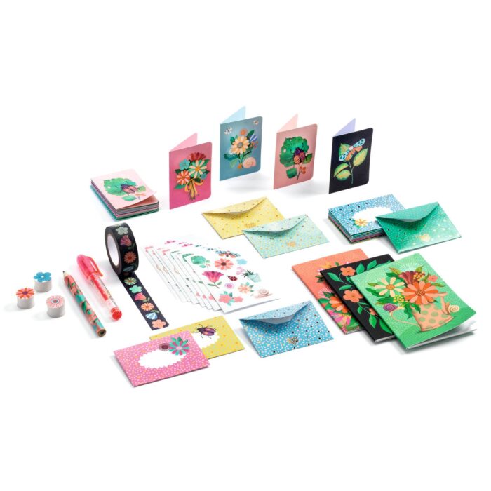 Marie mini writing set contenuto