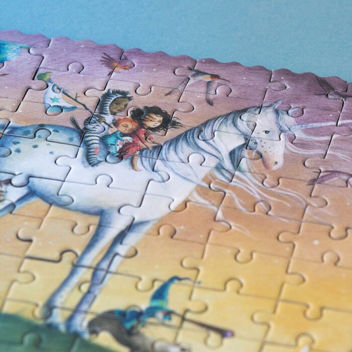 My unicorn pocket puzzle dettagli unicorno