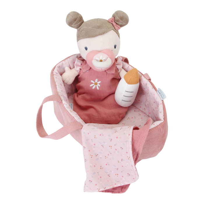 Baby doll Rosa Little Dutch dettagli bambola e copertina