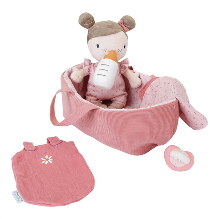 Baby doll Rosa Little Dutch copertina con dettagli