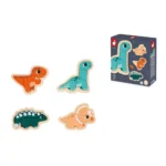 Puzzle Evolutivi Dinosauri Janod e confezione