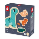 confezione Puzzle Evolutivi Dinosauri Janod