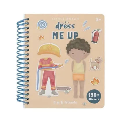 Libro Dress-up Jim con stickers