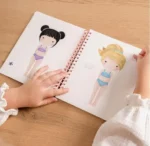 Libro Dress-up Rosa con stickers