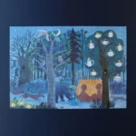 Puzzle notte e giorno nella foresta Londji