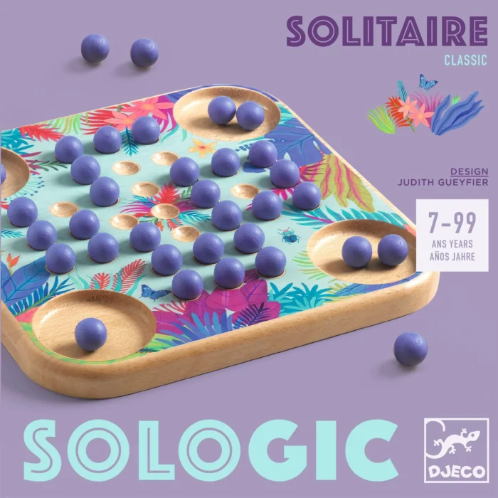 Gioco Solitaire in legno Djeco