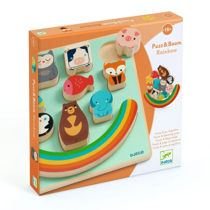 Puzzle in legno Puzz & Boom Rainbow Djeco